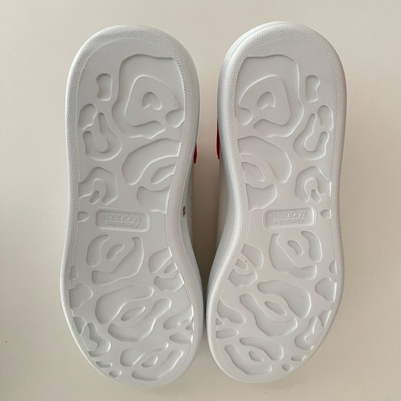 ALEXANDER MCQUEEN Oversized Sneaker in White/lust Red - Picture 7 of 12